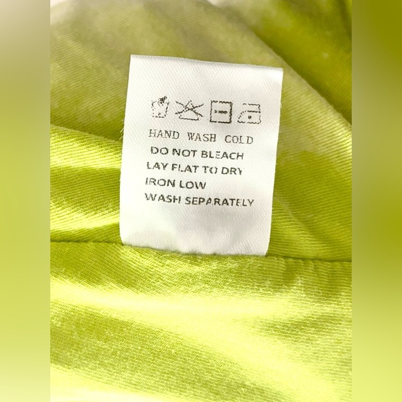 NEW w/ tags Superdown Lime Green Tie-Dye Maxi Dress w/ side slit, size M - Picture 4 of 5